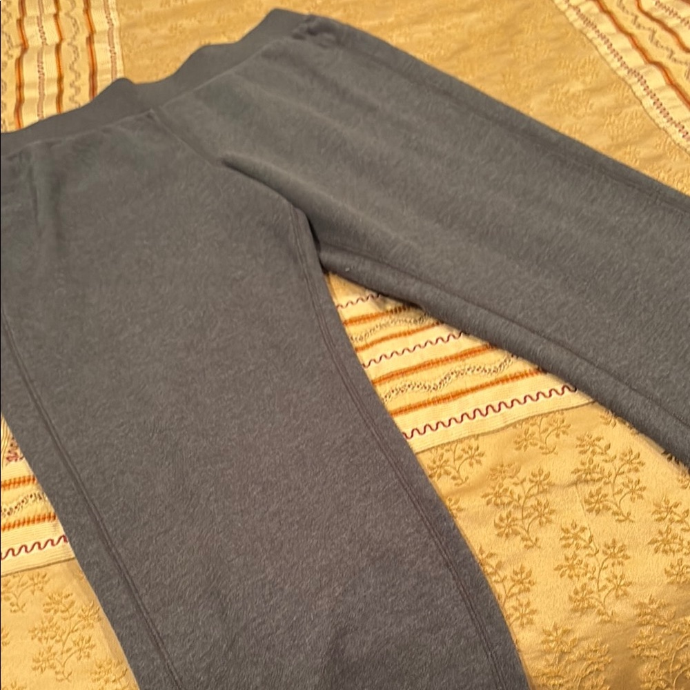 Tek Gray Sweatpants, ultra soft fleece, cotton blend, XL
